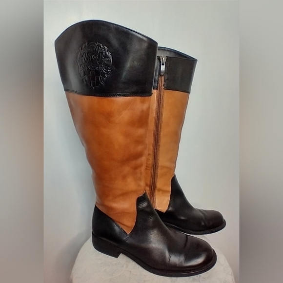 VINCE CAMUTO EQUESTRIAN STYLE BOOTS - Picture 1 of 9